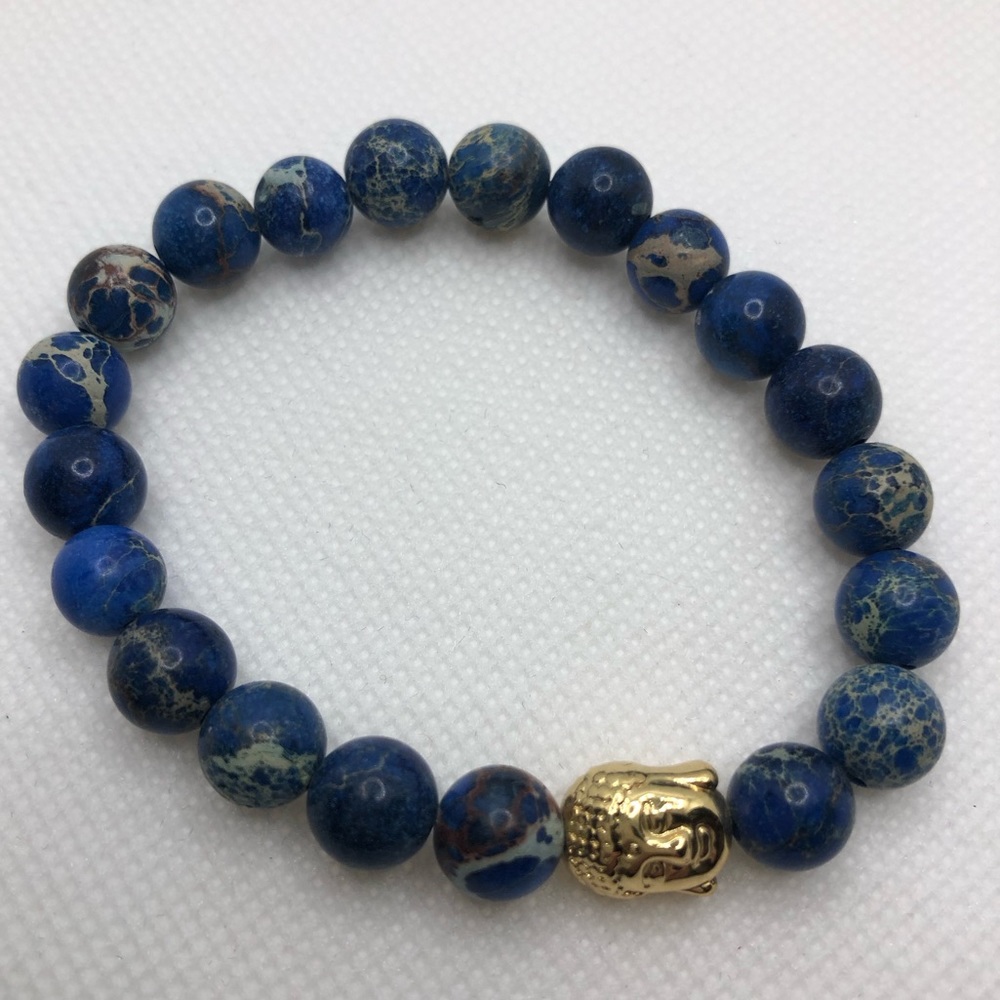 Executive Society 24kt Gold Buddha Bracelet